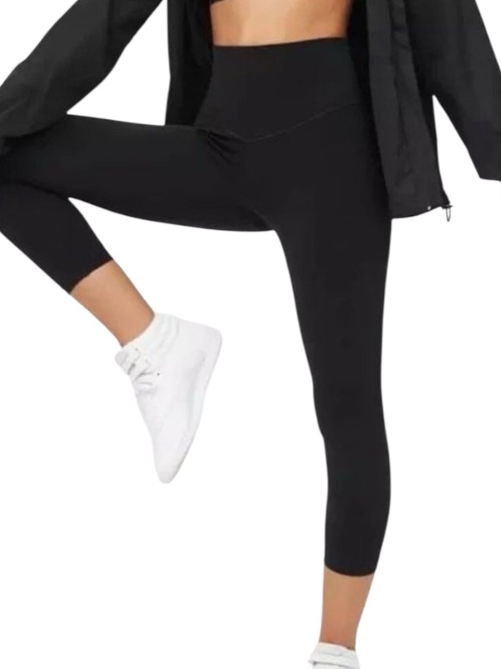 OFFLINE by Aerie Real Me 7/8 Legging Hi-Rise Black Size XS